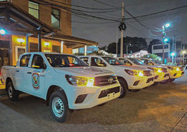 Policía Nacional recibe vehículos para reforzar la lucha contra el abigeato