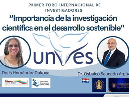 Foto Internacional de Investigación: Será este jueves 22 de mayo en la UNVES