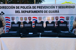 Policías reciben 300 nuevos chalecos antibalas: Para reforzar seguridad operativa ante hechos delictivos