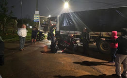 Accidente involucró a tres vehículos: Motociclista resultó herido y fue trasladado al Hospital Regional