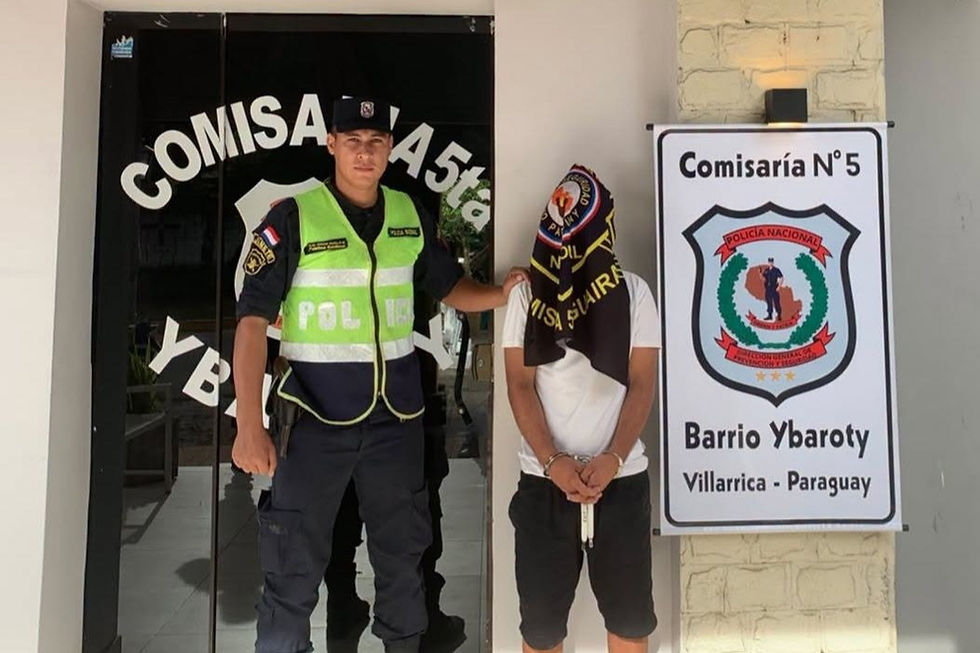 Joven de 21 años era buscado por una causa de drogas: Fue detenido durante un control policial en Ybaroty