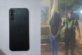 Aprehenden a joven con celular robado: Quedó a disposición del Ministerio Público