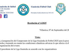 Reprograman inicio de la Liga Guaireña por inclemencias climáticas