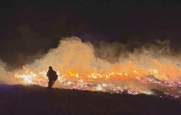 Incendio forestal de gran magnitud en 14 de Mayo: Bomberos K31 alertan sobre el peligro de las quemas