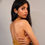 Thumbnail: Asymmetrical mustard halter top