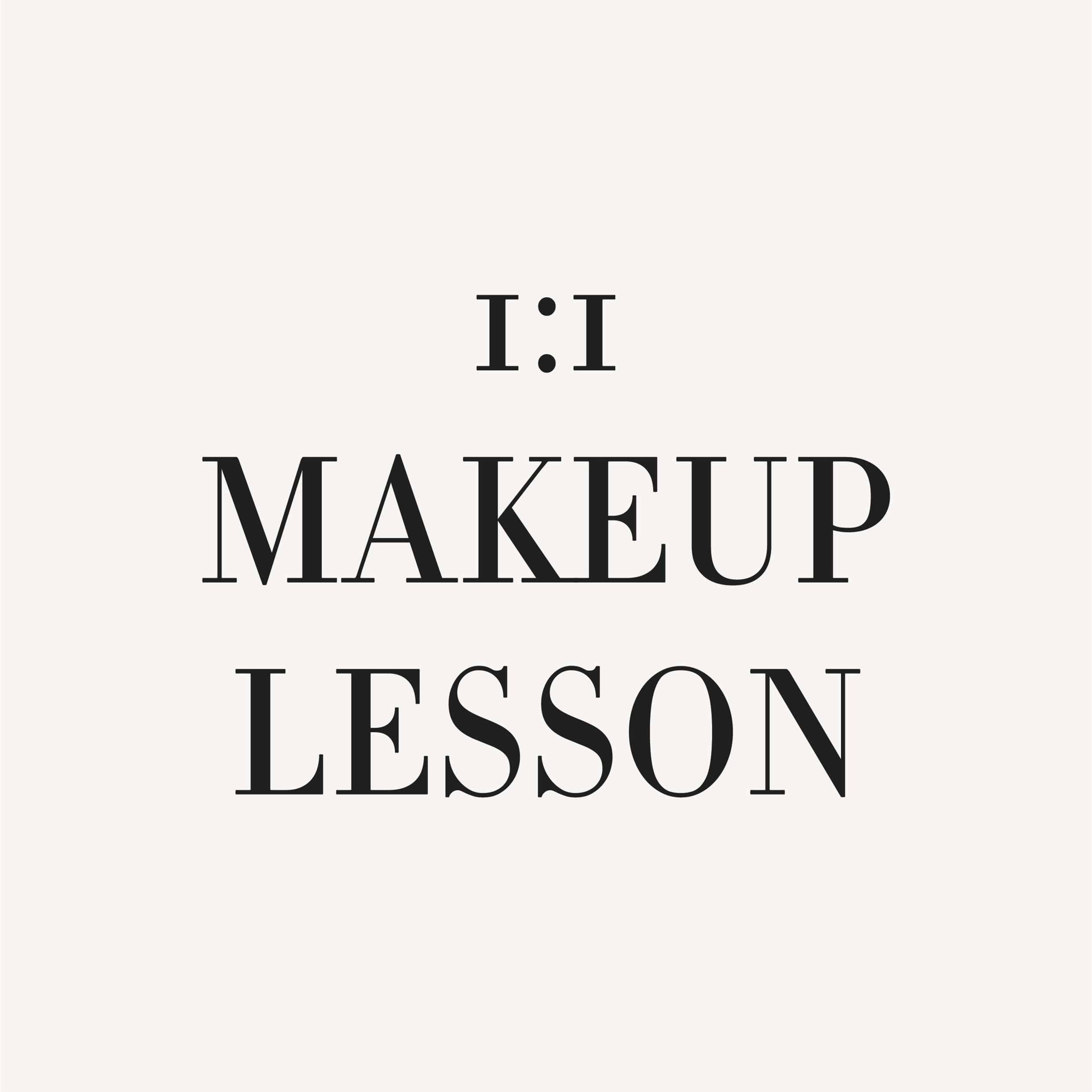 1:1 Makeup Lesson