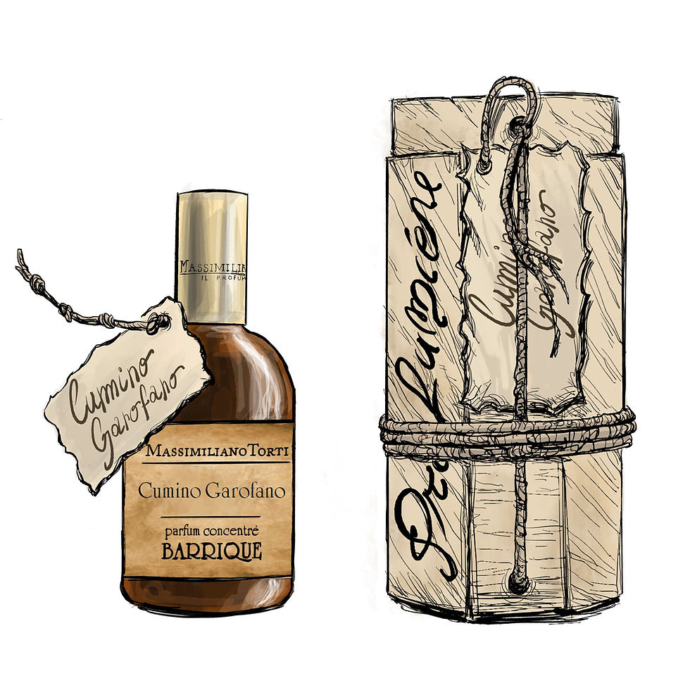 Massimiliano Torti il Profumiere Cumino Garofano Parfum 100 ml - Collezione Barrique - Profumo Profumeria Artistica