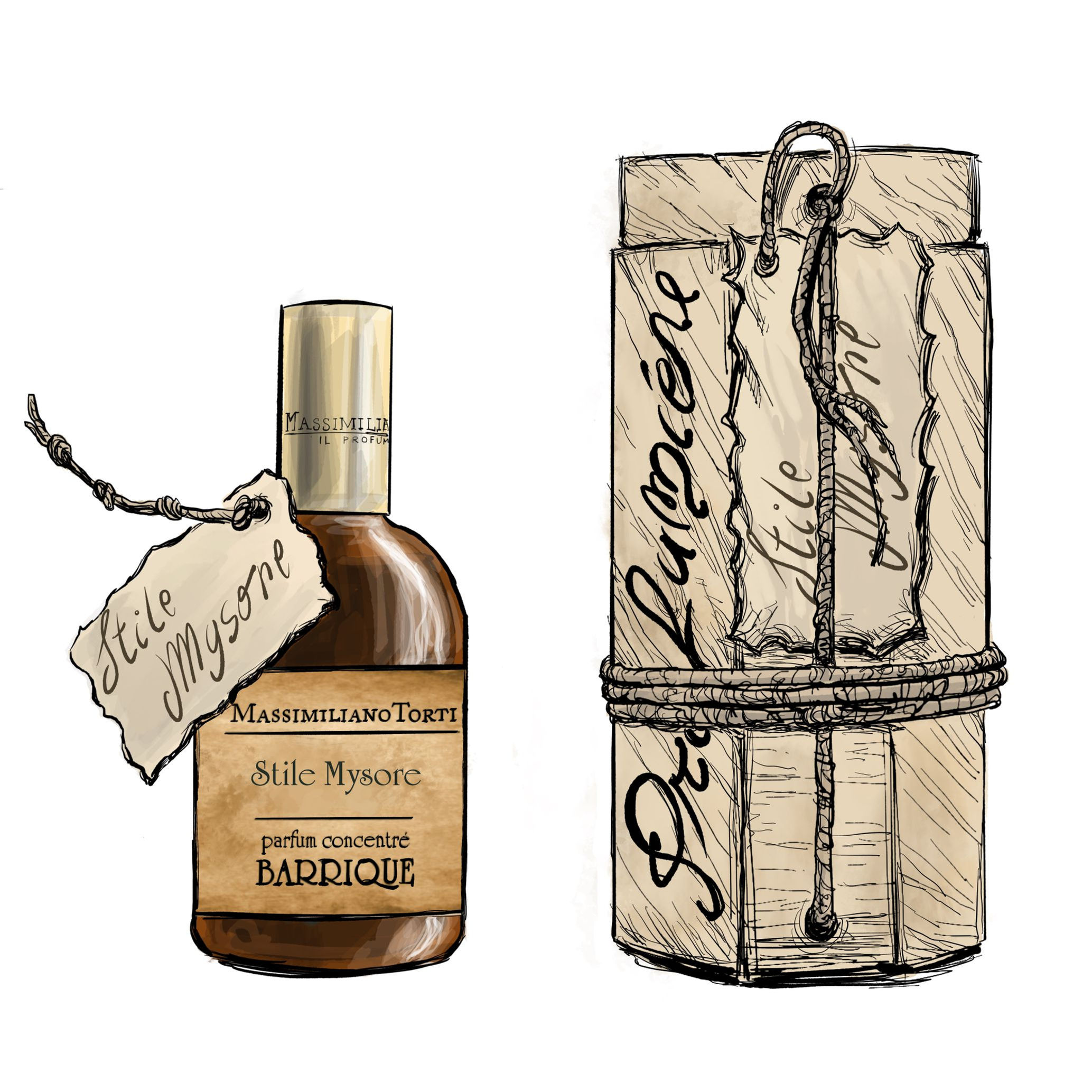 Massimiliano Torti il Profumiere Stile Mysore Parfum 100 ml - Collezione Barrique - Profumo Profumeria Artistica