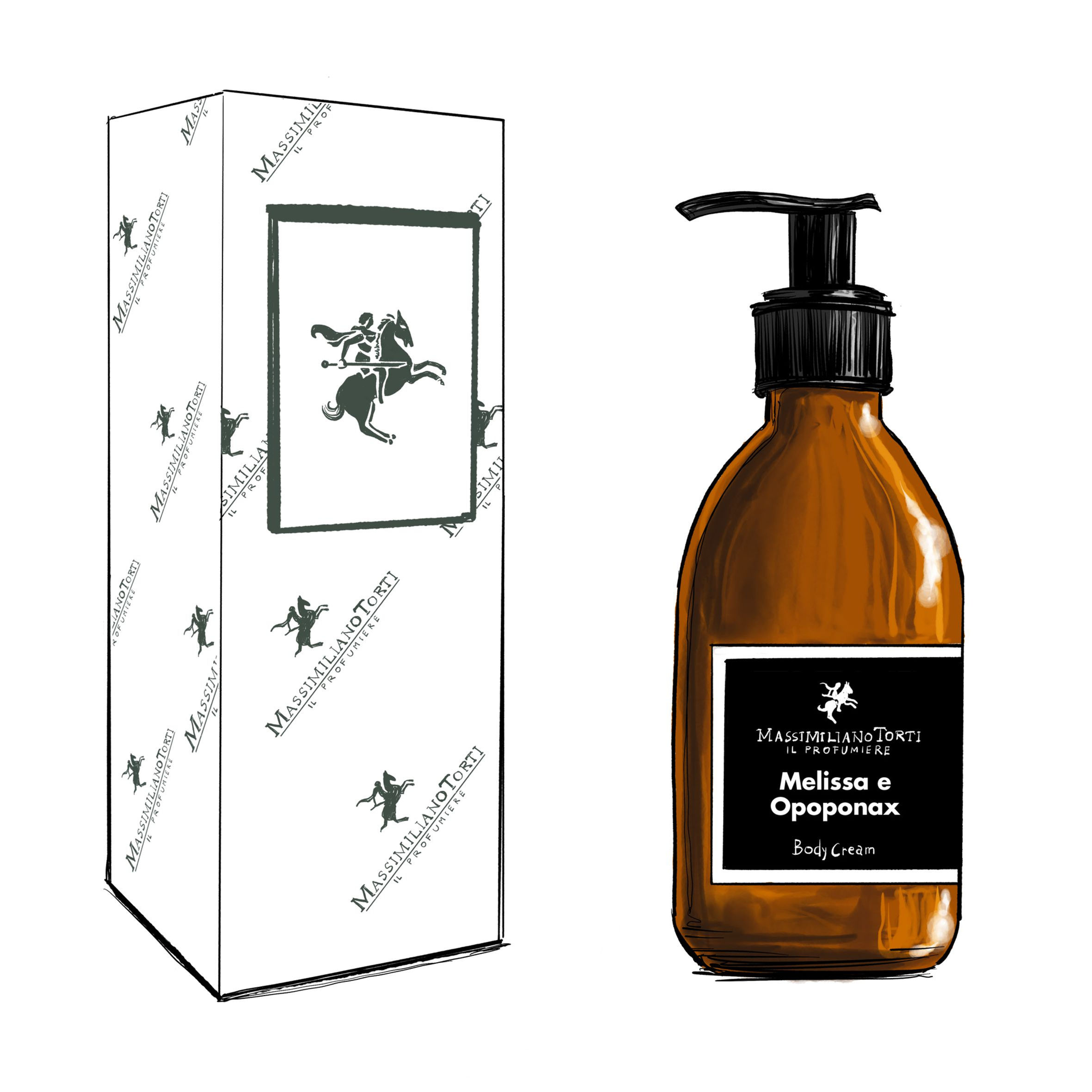 Massimiliano Torti il Profumiere Melissa e Opoponax Body Cream 240 ml - Profumo Profumeria Artistica