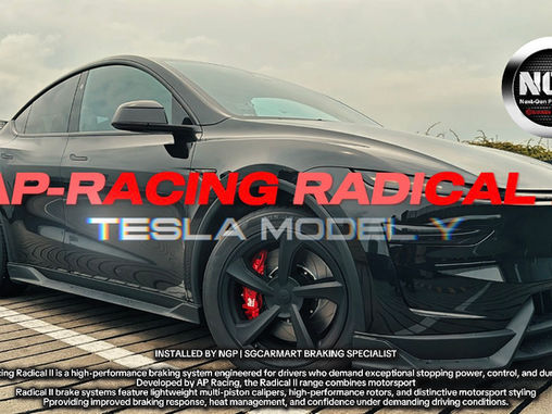 Tesla Model Y - AP Racing Radical 2 CP9560 6 Pot Big Brake Kit