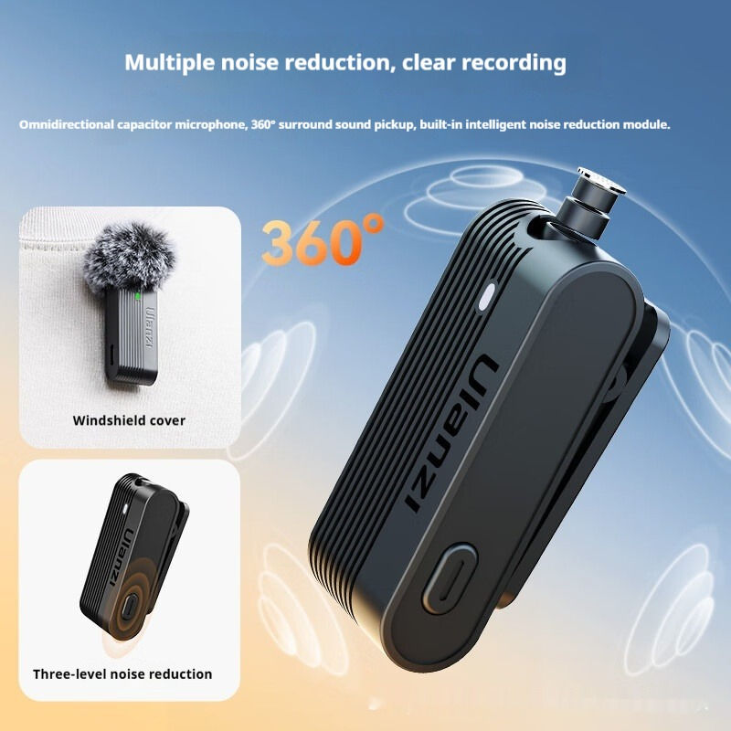 Miniatura: Ulanzi A100 Wireless Lavalier Microphone Dual Channel