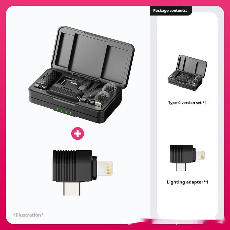 Miniatura: Ulanzi A100 Wireless Lavalier Microphone Dual Channel