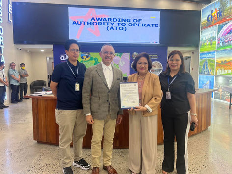 CDC President invited Luenthai to receive official Authority to Operate Verte business in Clark