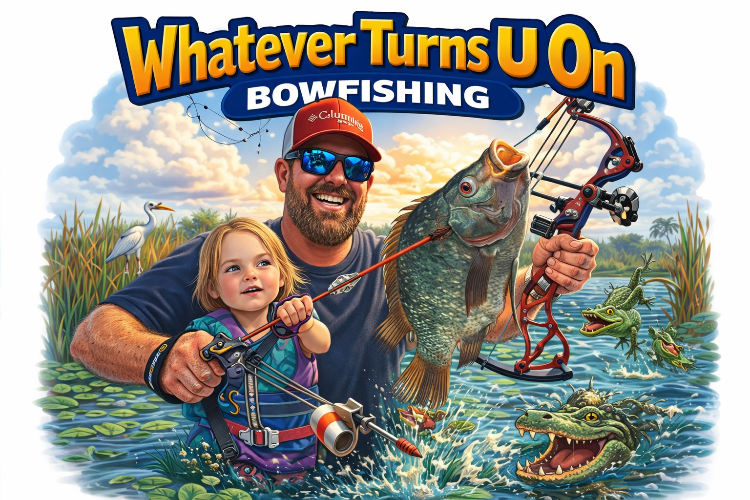 Freshwater Bowfishing Daytime