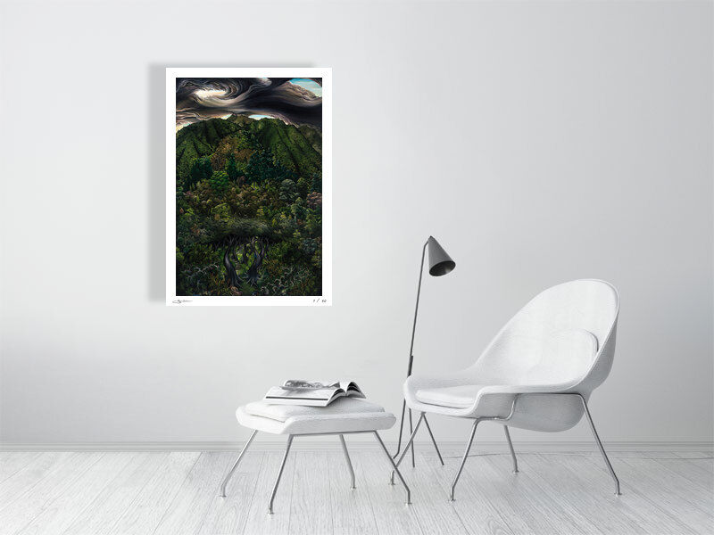 Thumbnail: Fine Art Prints for sale - Mount Te Aroha - Jupigio Artwork