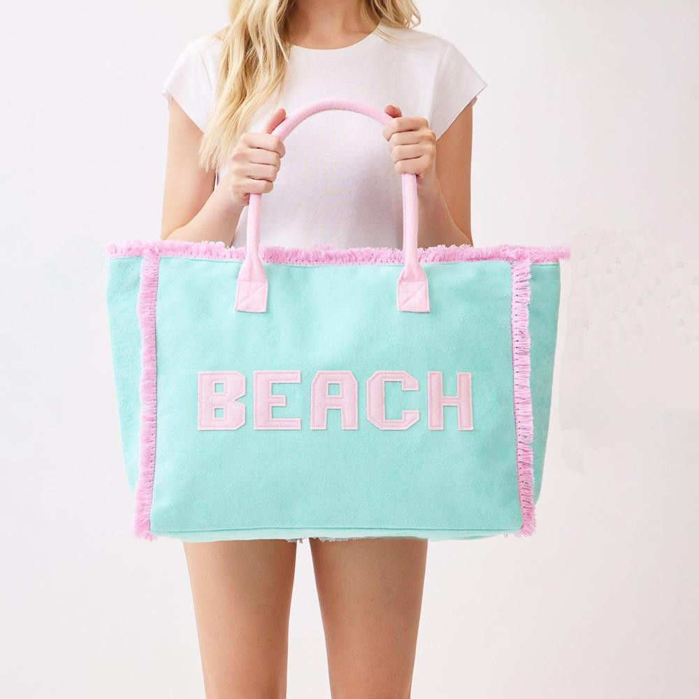 BEACH Terrycloth Tote 