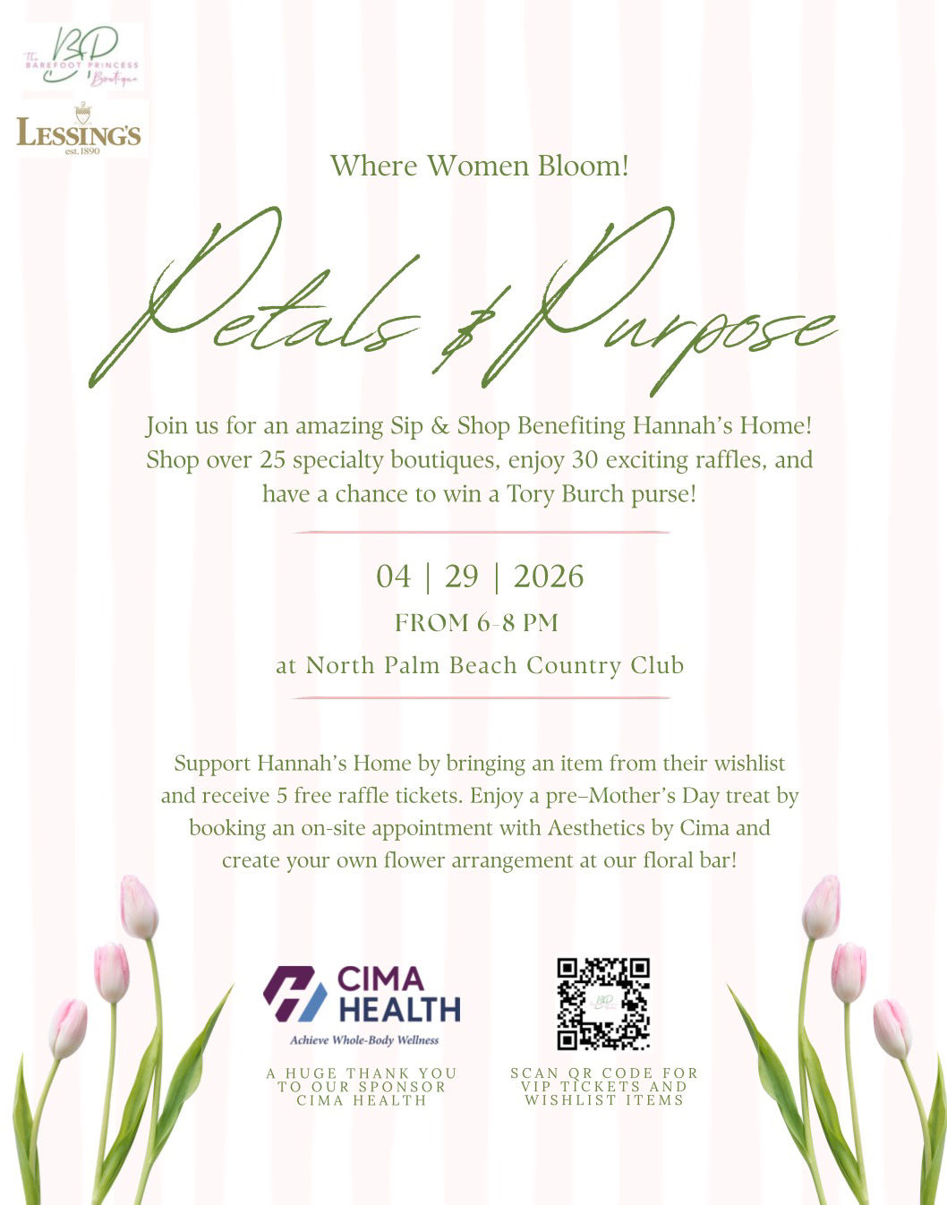 Petals & Purpose VIP Ticket (use code porch to remove shipping)