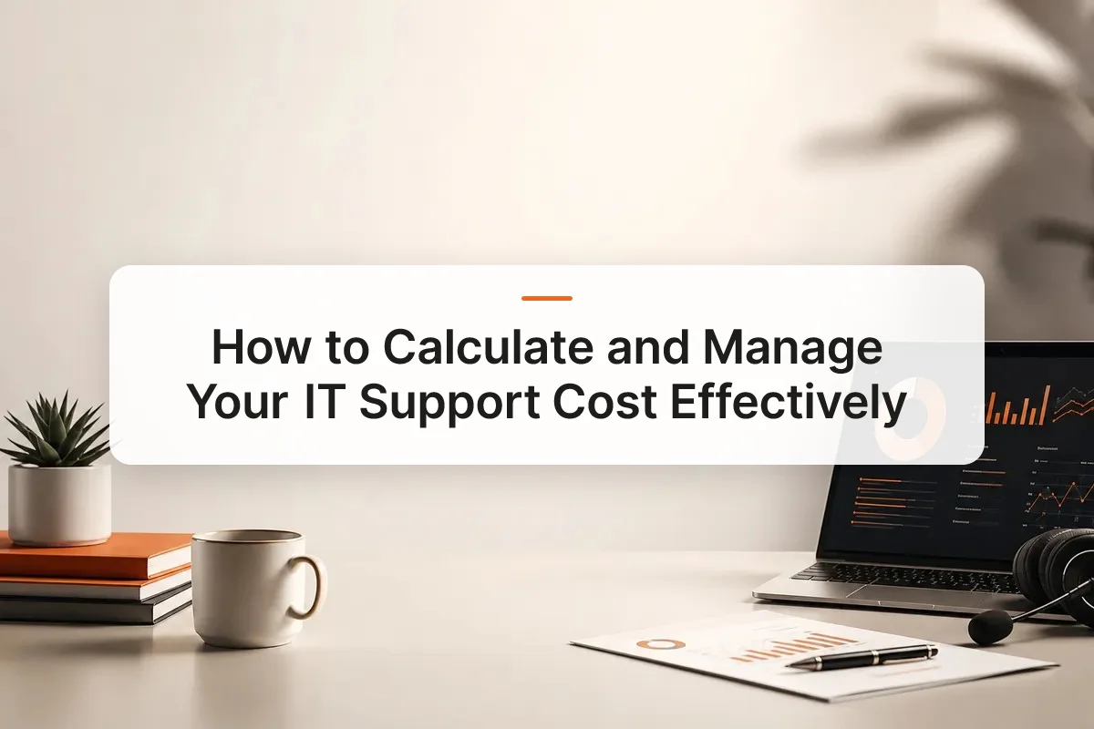 How to Calculate and Manage Your IT Support Cost Effectively