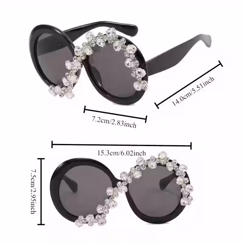 Thumbnail: Oversized Round Frame Asymmetric See Me