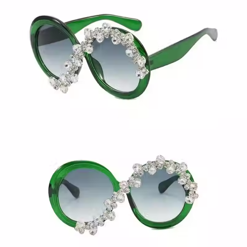 Thumbnail: Oversized Round Frame Asymmetric See Me