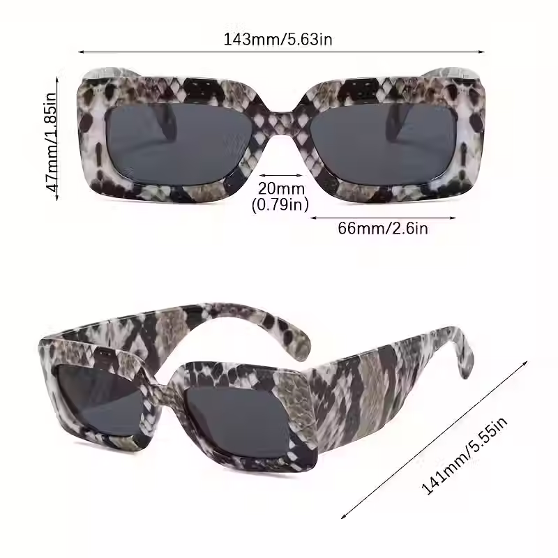Thumbnail: Vintage Snakeprint Square