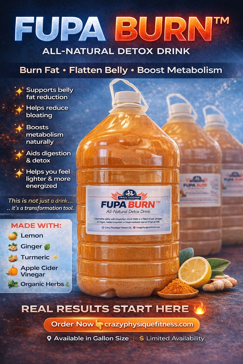 Fupa Burn™ All-Natural Detox Drink