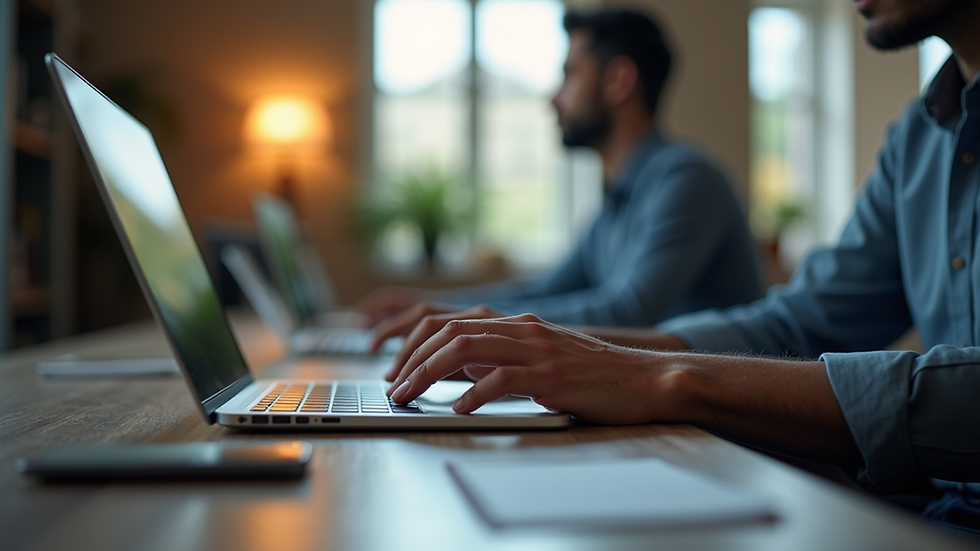 Vue rapprochée d’un ordinateur portable affichant une plateforme de formation en ligne