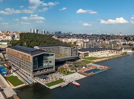 Historic Tersane Istanbul cultural project on the Golden Horn, a major industrial heritage site easily accessible from Casa Rosa Suites.