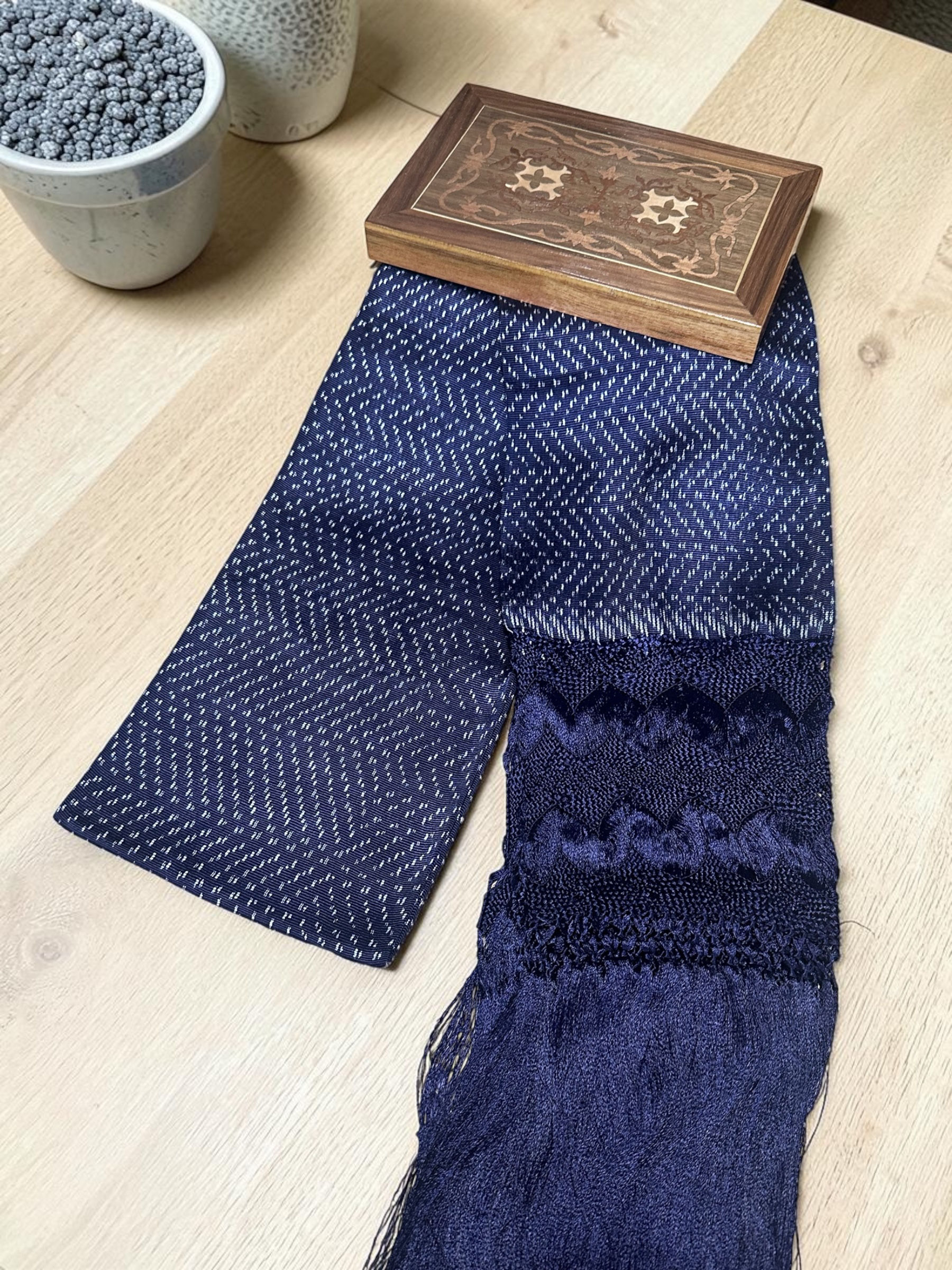 Rebozo bolita Azul