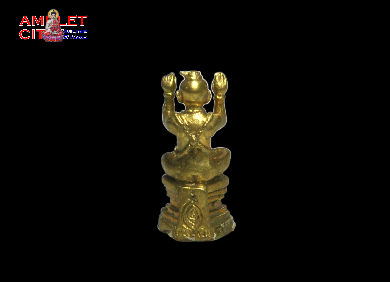 Thumbnail: Miniature Figurine Brass Kuman Thong @ LP Yeam