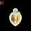 Thumbnail: Golden-Tongued Sarika Bird Amulet from Albino Buffalo Horn @ Luang Phor Sin