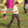 Hula hooping girl festival
