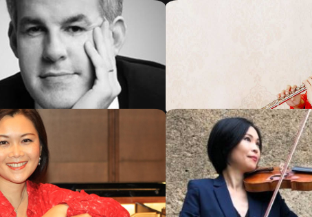 DIMANCHE 6 JUILLET 2025 - Mihi Kim, flûte, Yuriko Kase, violon, Bertrand Giraud et Tomomi Miyazaki, piano.