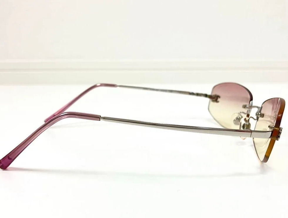Thumbnail: Rare Chanel small sunglasses 