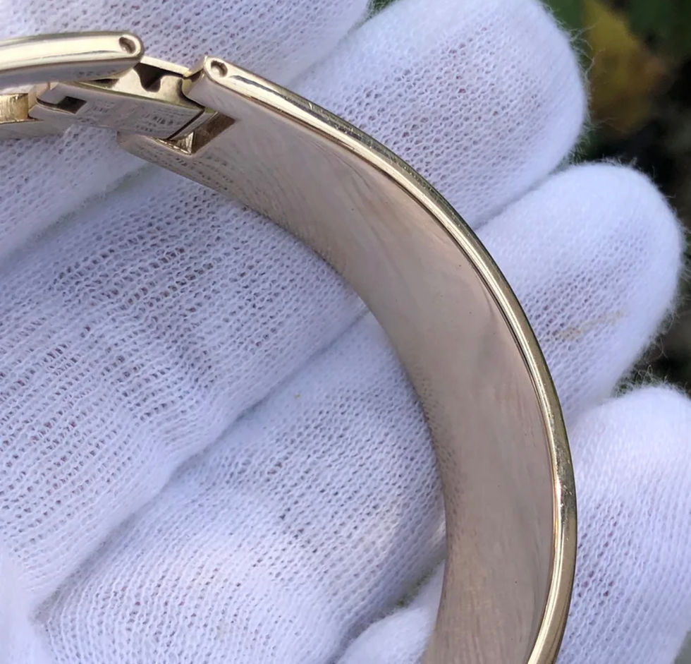 Thumbnail: Yves Saint Laurent  Mother of pearl Dial watch 