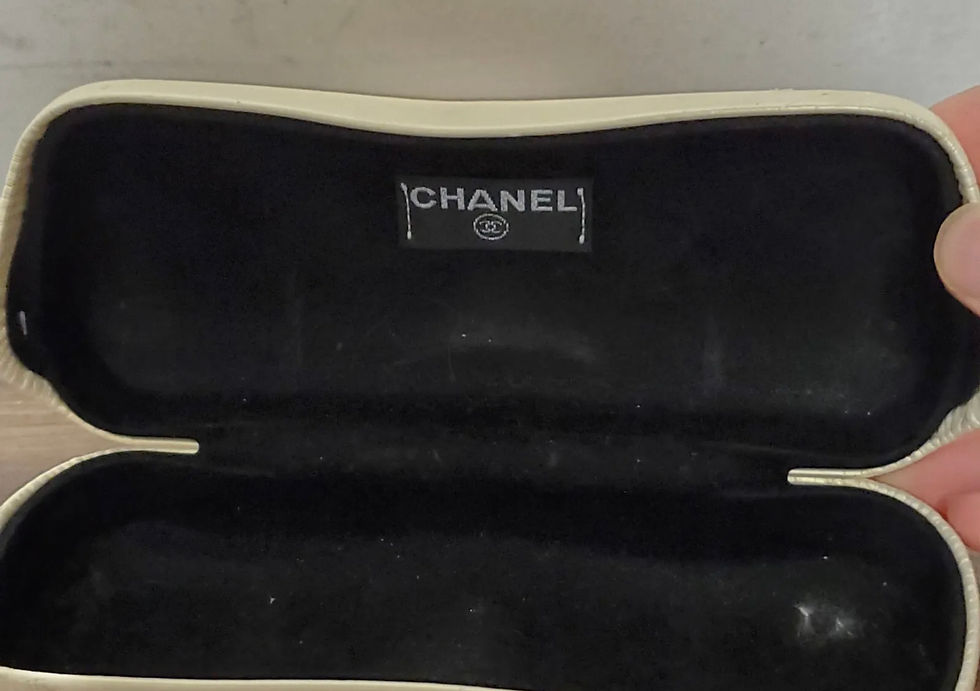 Thumbnail: Rare Chanel rhinestone sunglasses 