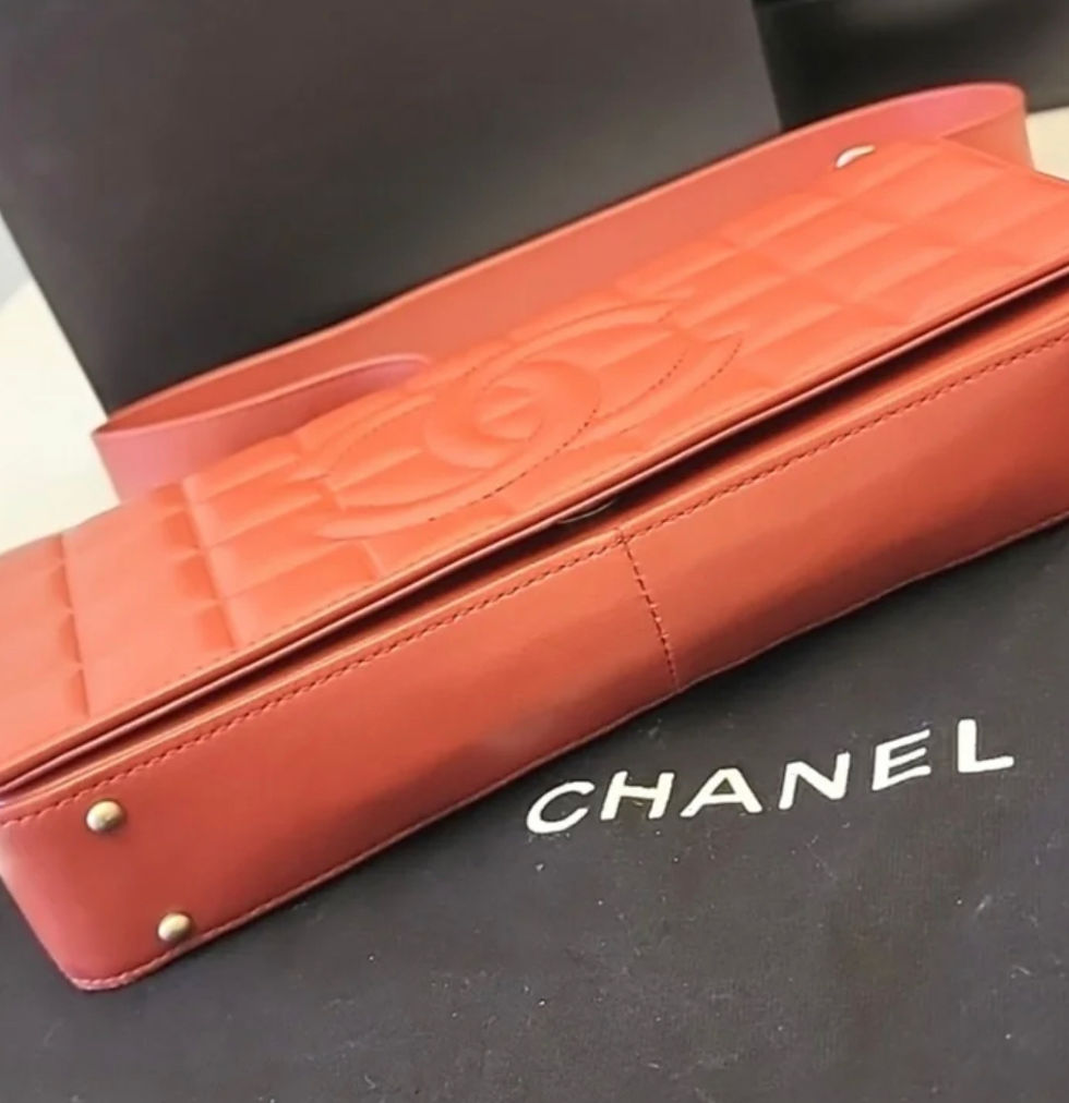 Thumbnail: Chanel CC Full Flap East West Continental Chocolate Bar Bag