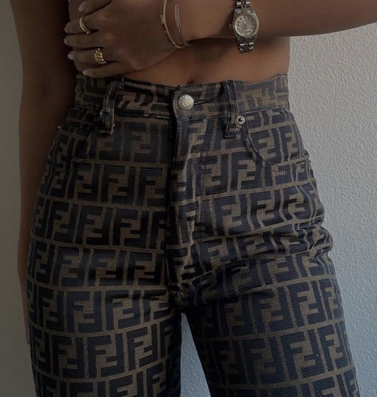 Fendi High-waisted trousers