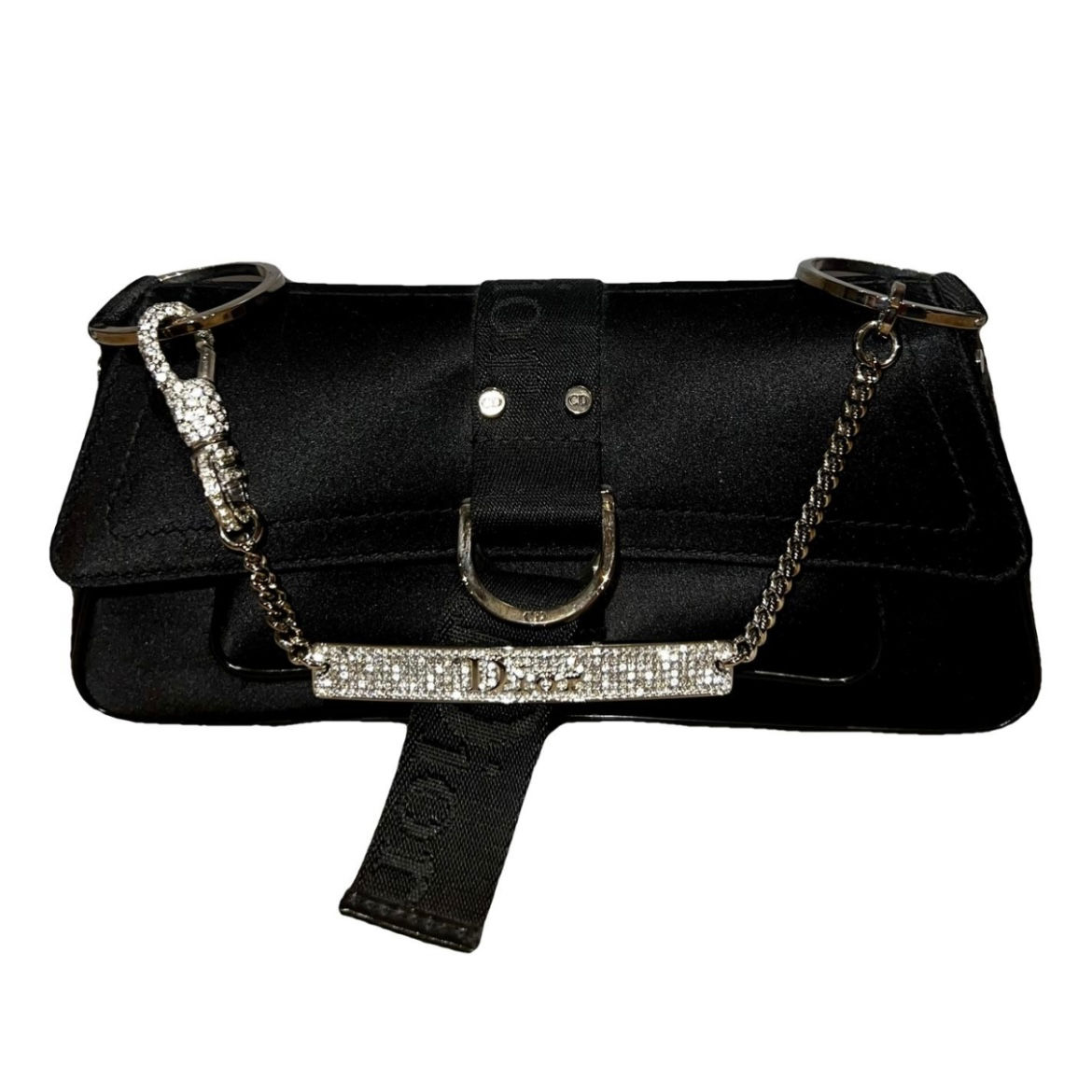Rare Dior silk and Swarovski bag
