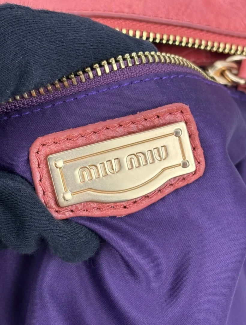 Thumbnail: Miu Miu Vitello Lux bag