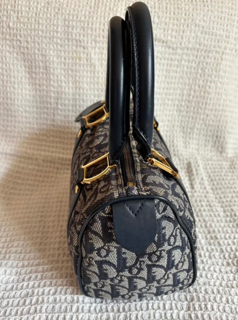 Thumbnail: Rare dior mini boston bag (cards+ strap ) 