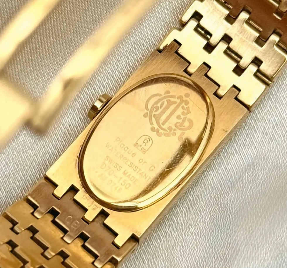 Thumbnail: Rare Dior gold plated watch 