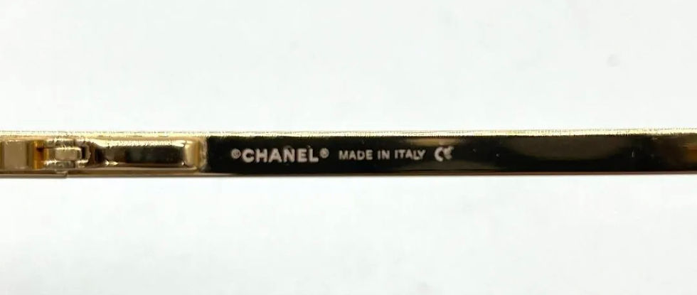 Thumbnail: Rare chanel rhinestone sunglasses 