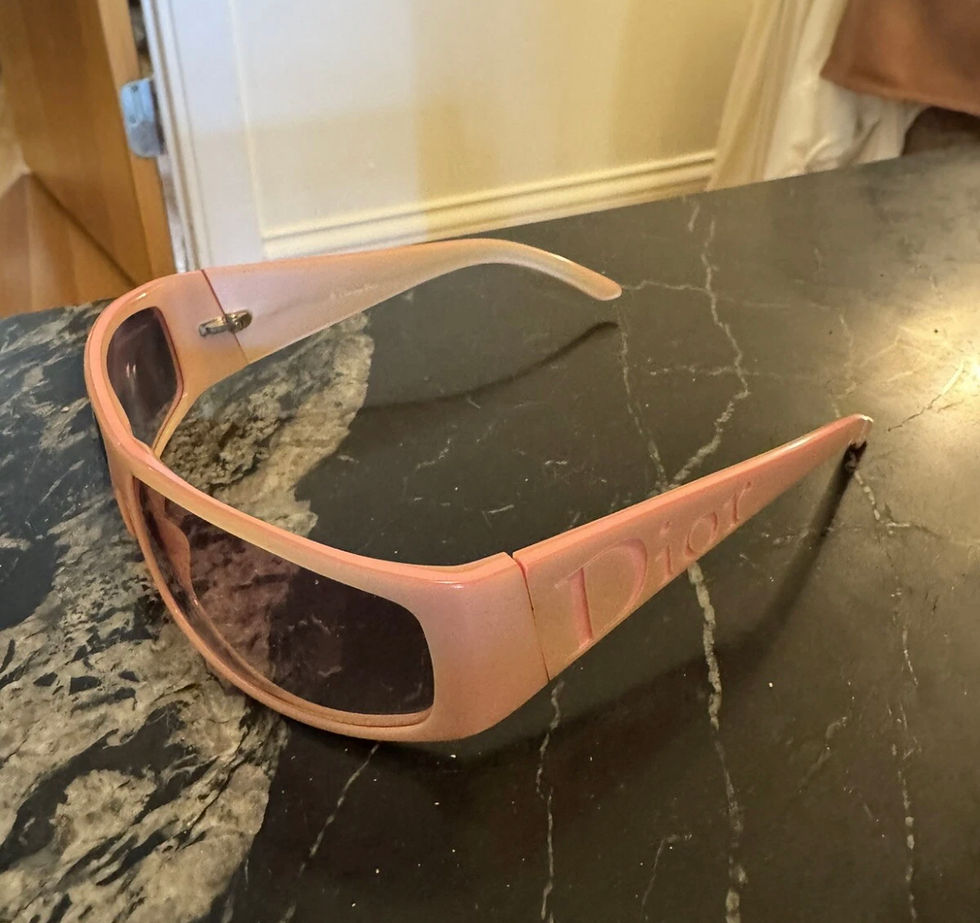 Thumbnail: Rare limited dior pink y2k sunglasses 
