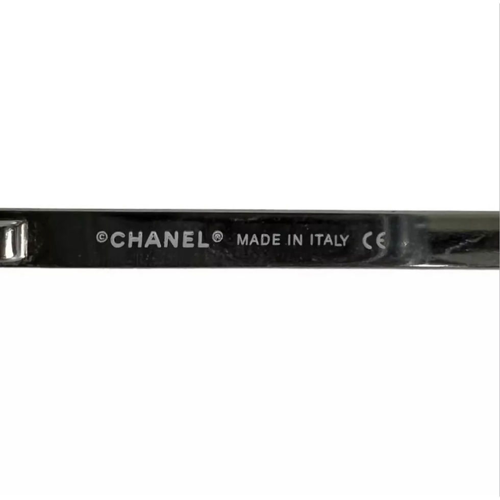 Thumbnail: Rare chanel rhinestone sunglasses 