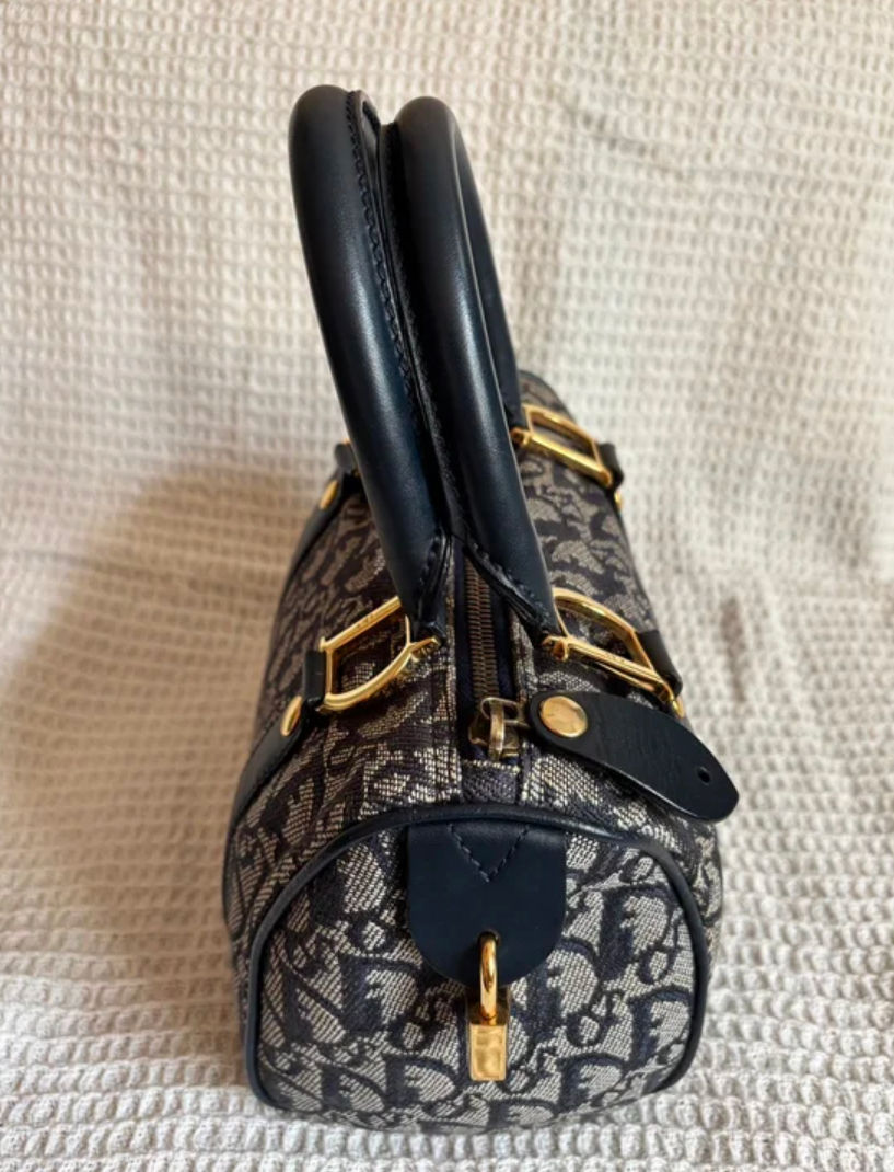 Thumbnail: Rare dior mini boston bag (cards+ strap ) 