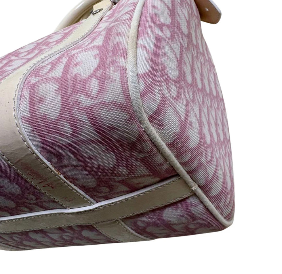 Thumbnail: Rare Dior boston pink bag 