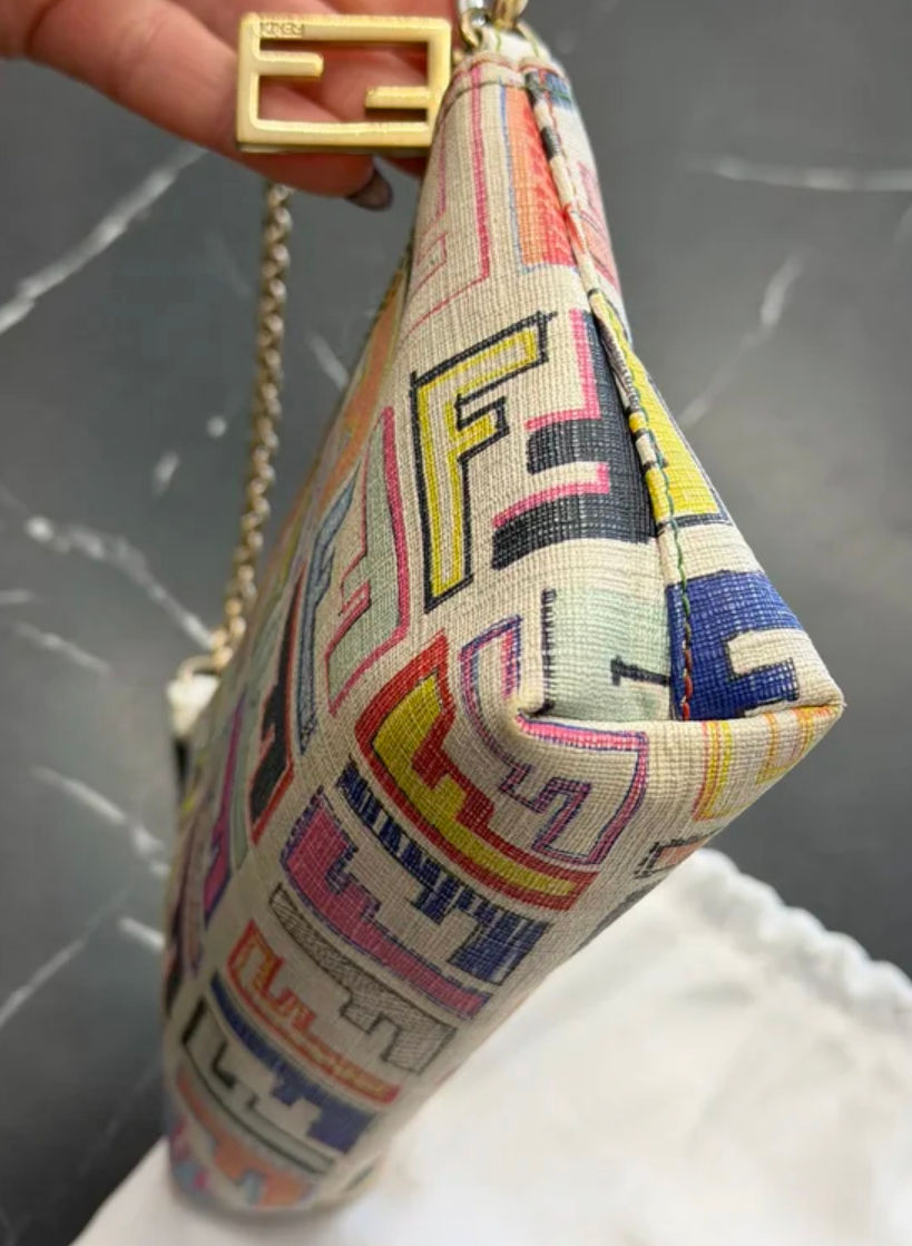 Thumbnail: Rare limited edition fendi ff bag (never worn )