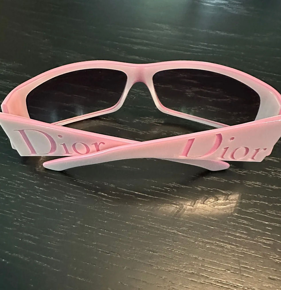 Thumbnail: Super rare Dior pink Y2k sunglasses تسليم فوري 