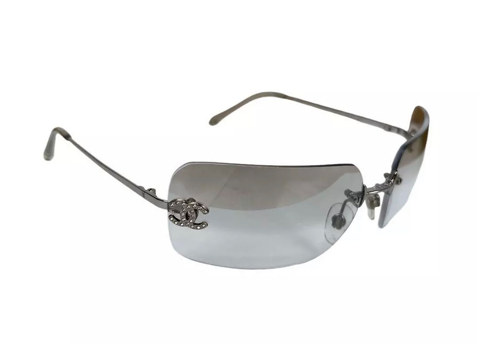 Rare chanel rhinestone sunglasses